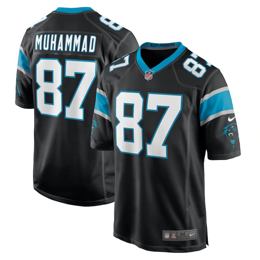 Cheap Men Carolina Panthers 87 Muhsin Muhammad Nike Black Retired Player NFL Jersey